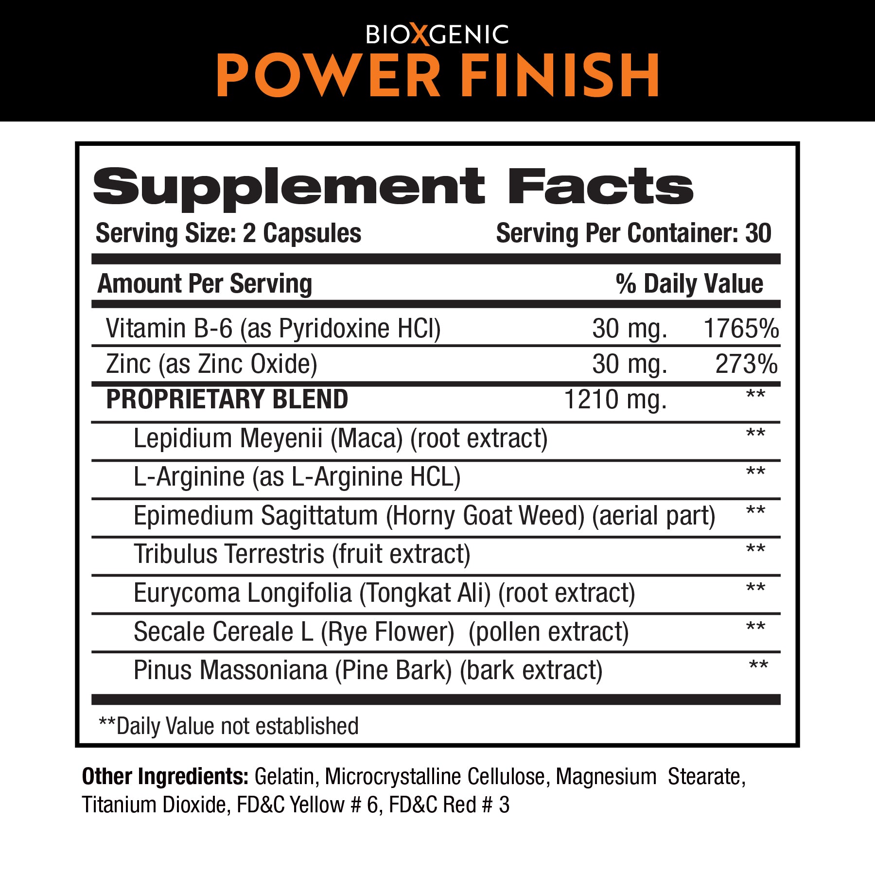 POWER FINISH - BioXgenic