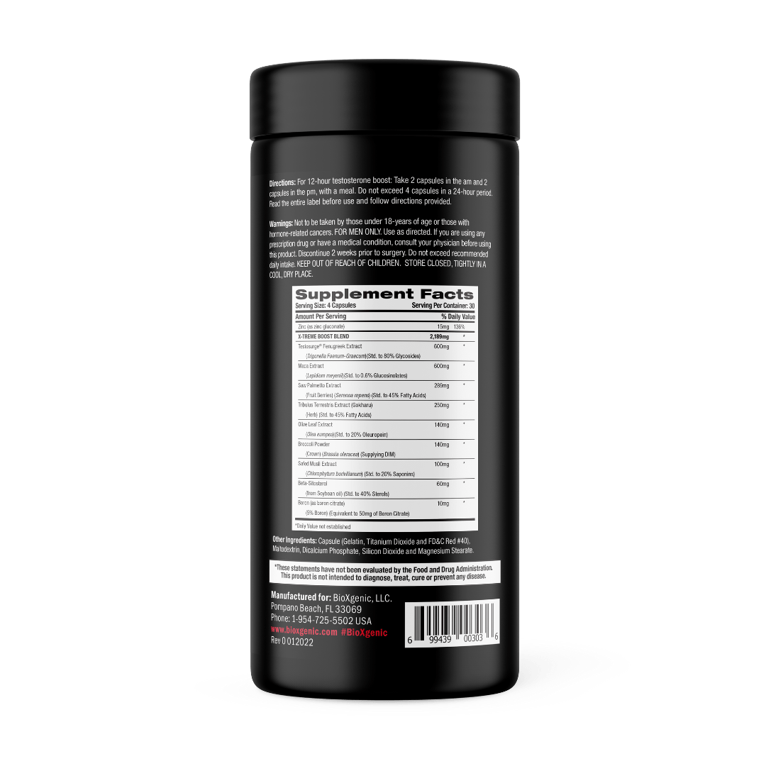 12 HOUR X - TREME - BioXgenic