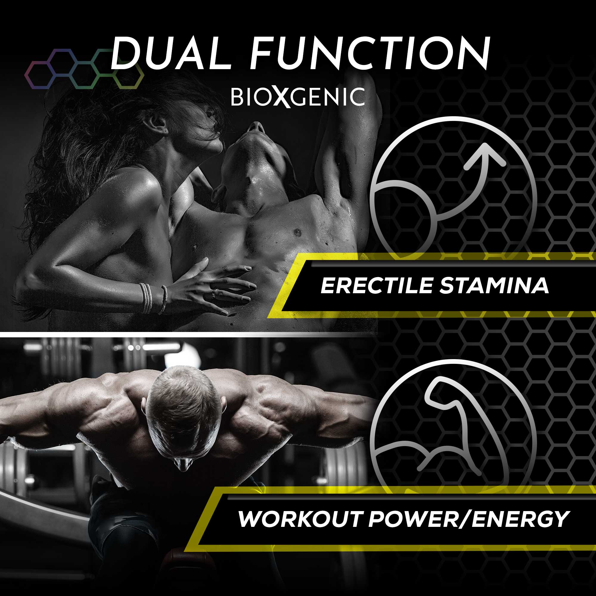 LIQUID BIOHARD - SEX & ENERGY & Pre - Workout BOOST - BioXgenic