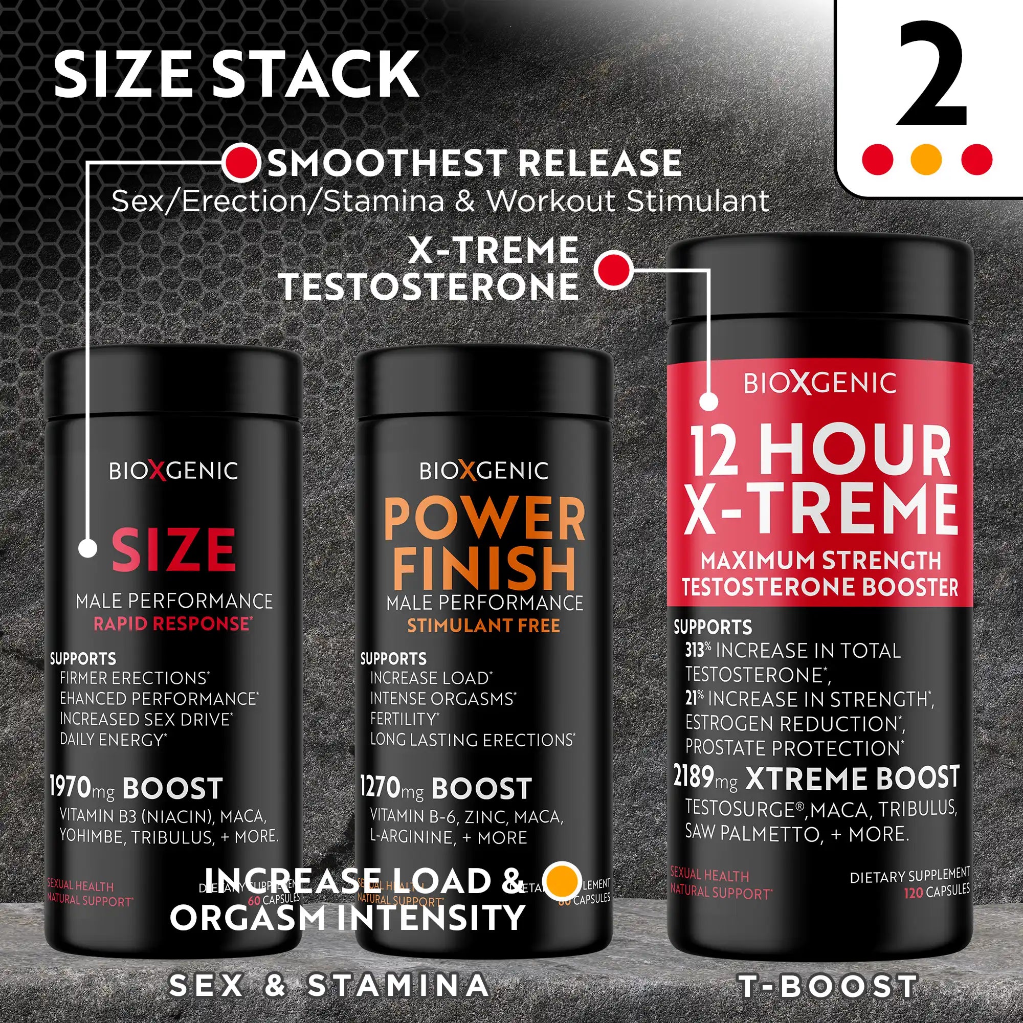 SIZE + X-TREME T Stack – BioXgenic