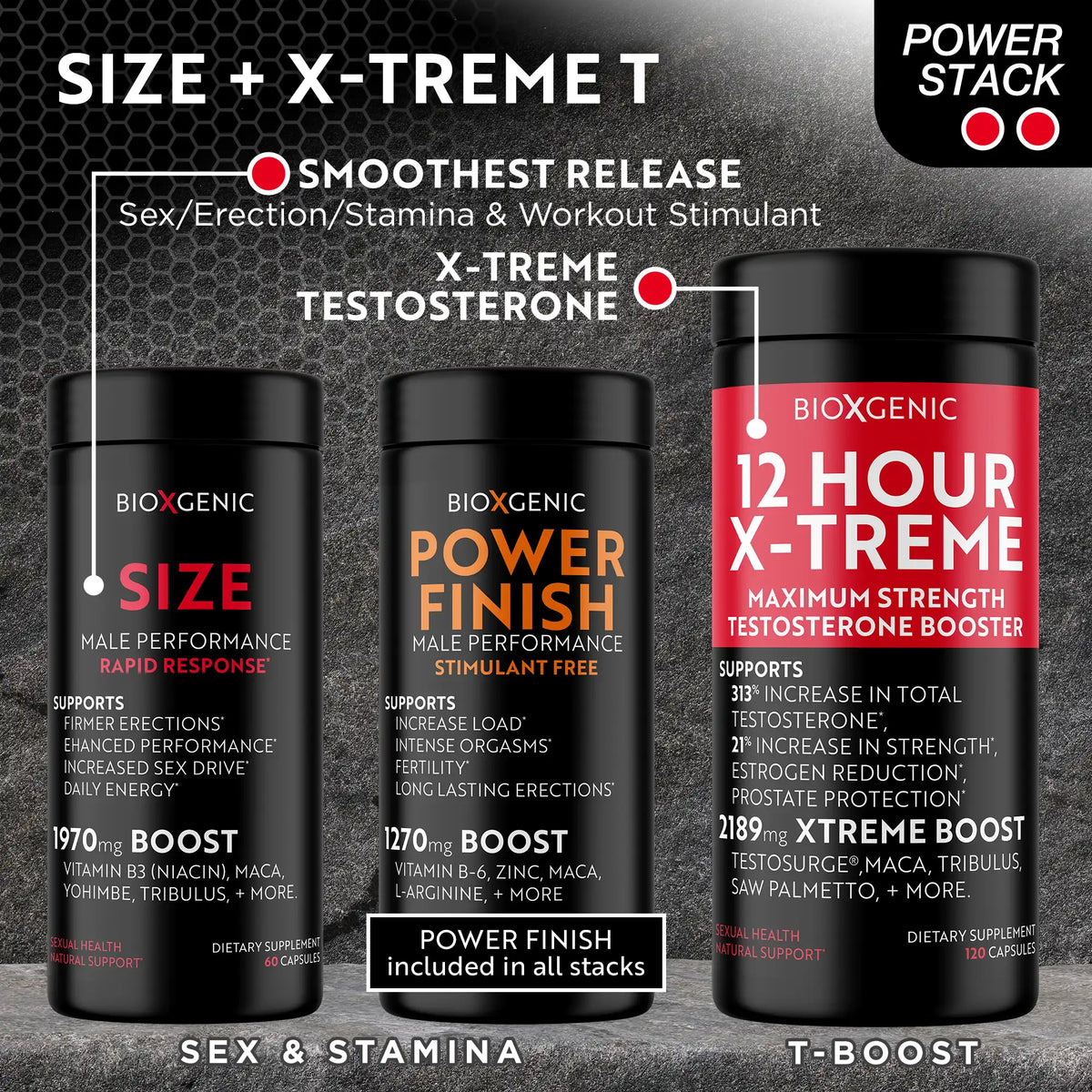 SIZE + X-TREME T Stack